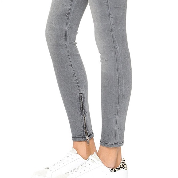 Gray CURENT/ELLIOTT Biker Skinny Jeans - Picture 5 of 8